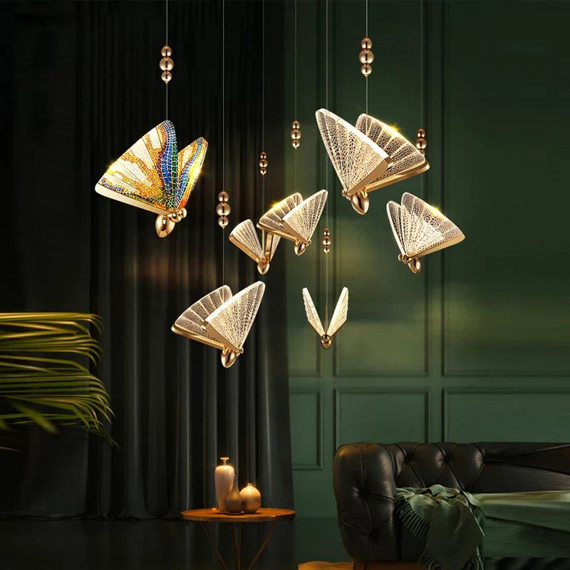 Vlinder Hanglamp LED | Unieke Decoratieve Lamp Voor Een Sfeervolle Verlichting