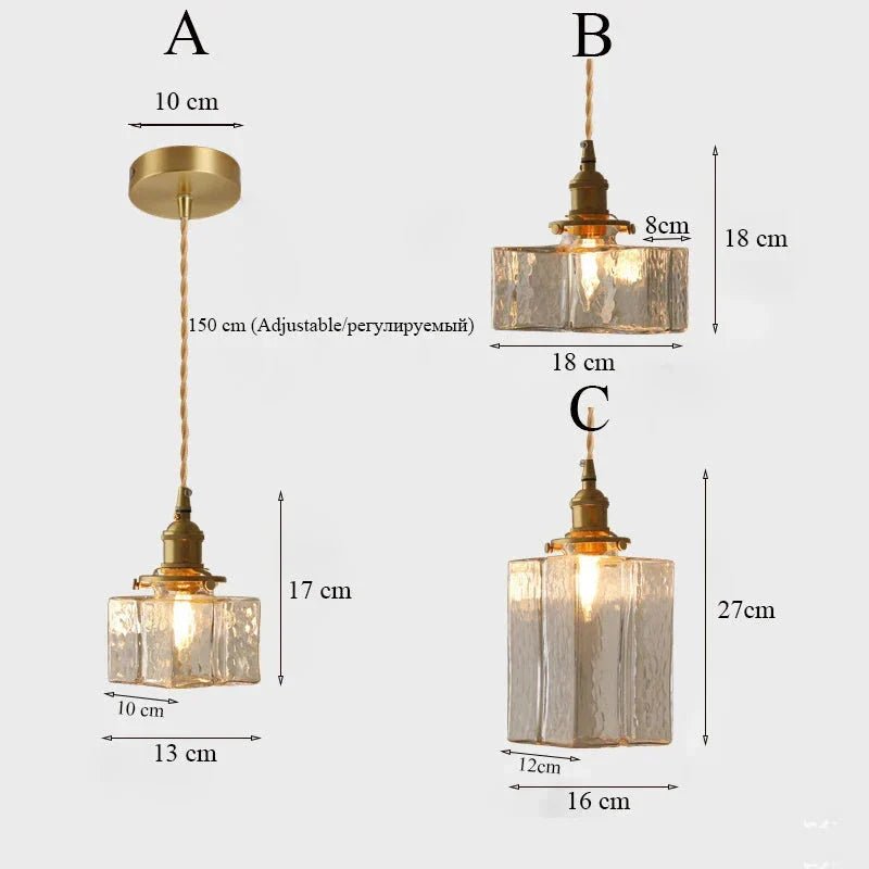 LumiGlass™ Moderne Retro Glazen Hanglamp | Stijlvolle Verlichting voor Elk Interieur