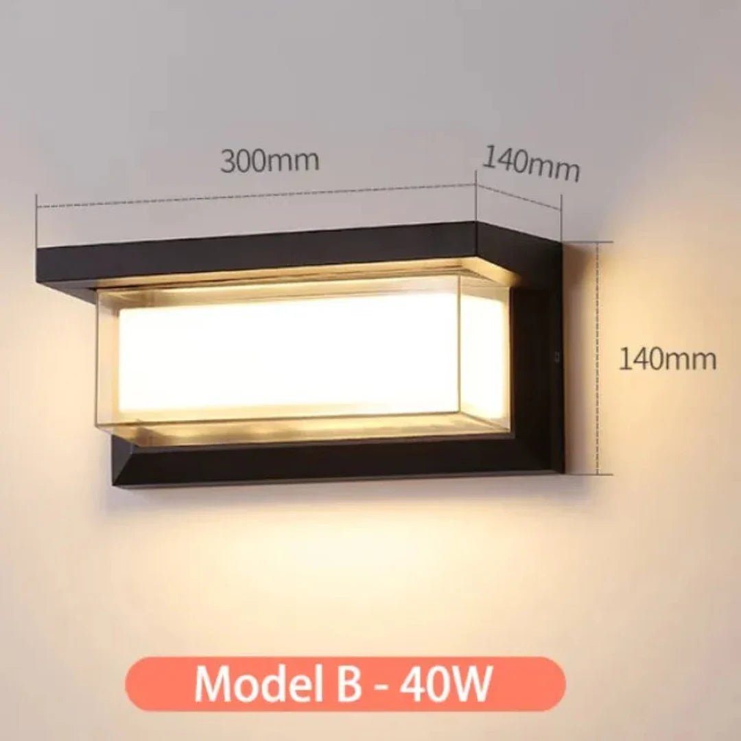 Stijlvolle Waterdichte LED Wandlamp - Moderne Buitenverlichting met Bewegingssensor