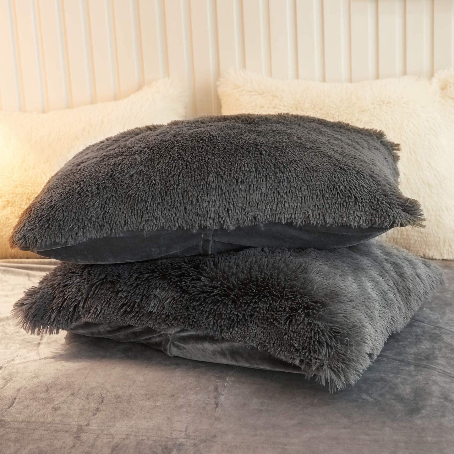 Luxe Ultra Zachte Fluwelen Dekbedovertrekset - 3-delige Fluffy Beddengoed Set