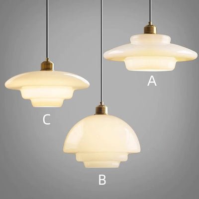 Nebulaa Glazen Hanglamp - Minimalistische Scandinavische Verlichting voor Eetkamer en Keuken