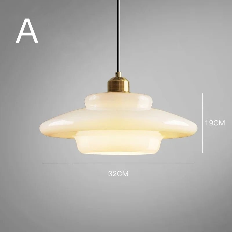 Nebulaa Glazen Hanglamp - Minimalistische Scandinavische Verlichting voor Eetkamer en Keuken