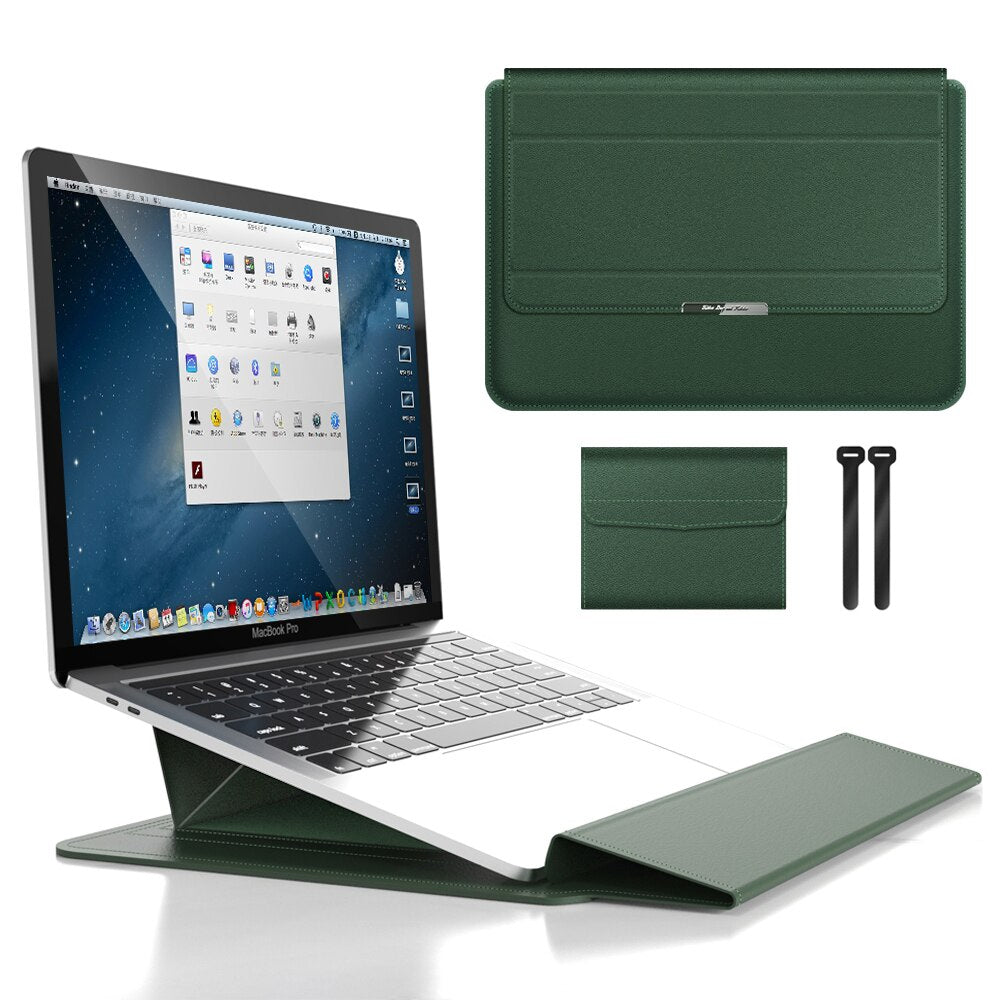 SafeGuard Laptop Sleeve - Waterdichte Schokbestendige Laptoptas Met Standaard