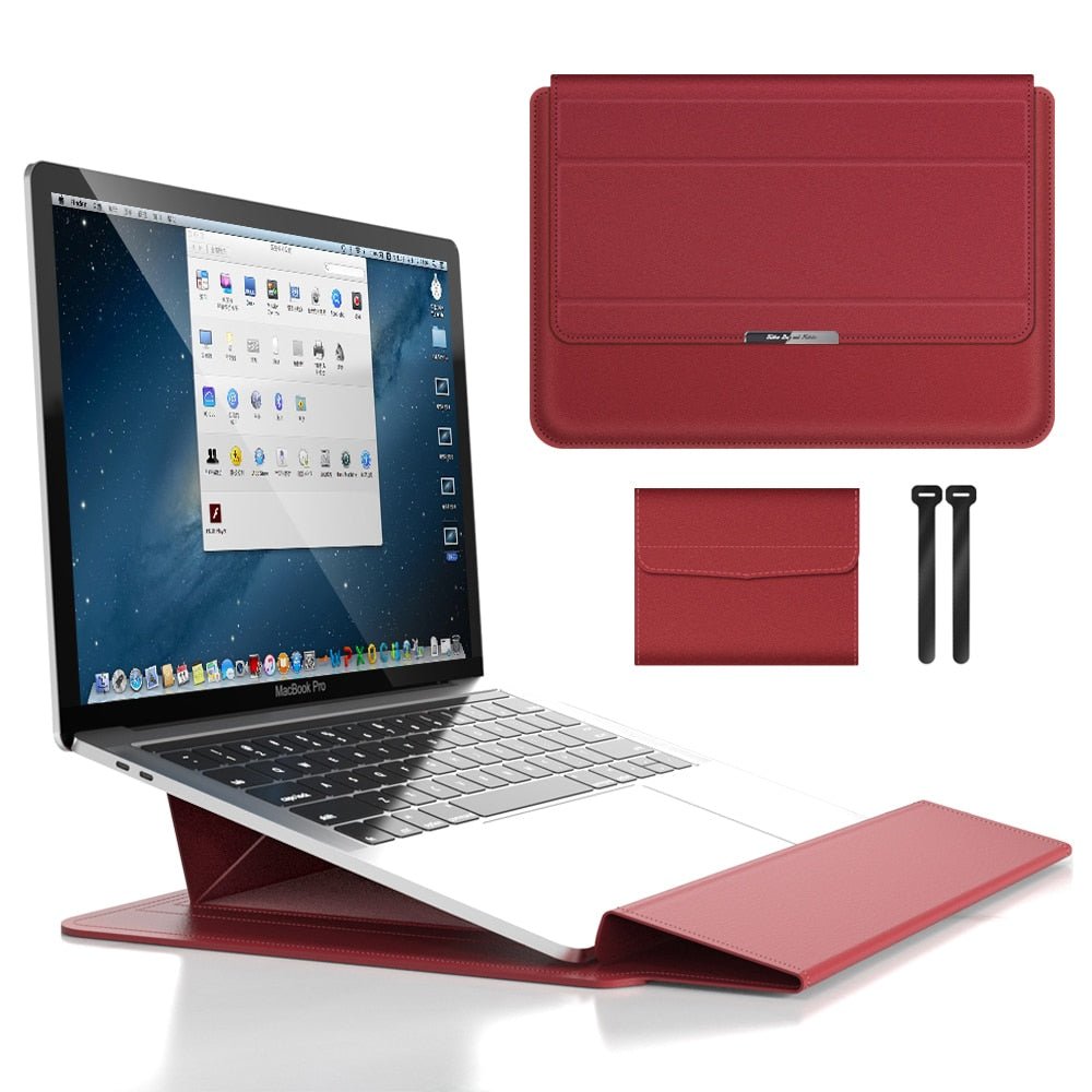 SafeGuard Laptop Sleeve - Waterdichte Schokbestendige Laptoptas Met Standaard