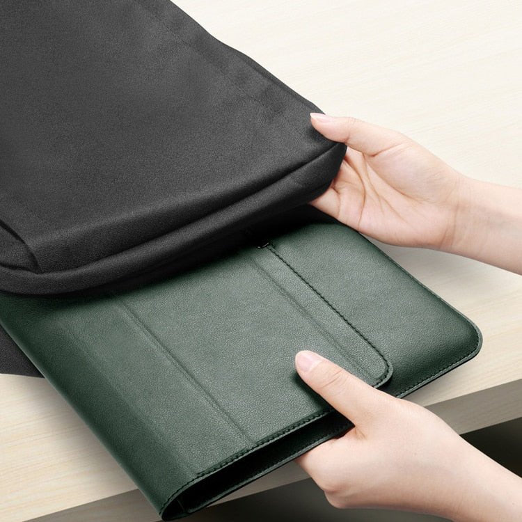 SafeGuard Laptop Sleeve - Waterdichte Schokbestendige Laptoptas Met Standaard