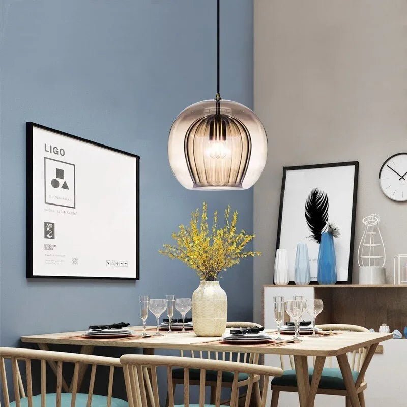 Glosfera Moderne Hanglamp – Luxe Glazen Design Lamp voor Woonkamer en Eetkamer