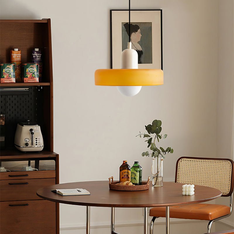 Bauhuis Glazen Hanglamp – Modern en Kleurrijk Design voor Woonkamer of Eetkamer