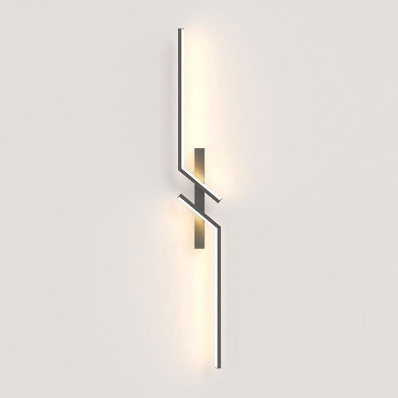 Creatieve LED Wandlamp met Stripontwerp | Modern Design en Dimbaar Licht in 3 Kleuren