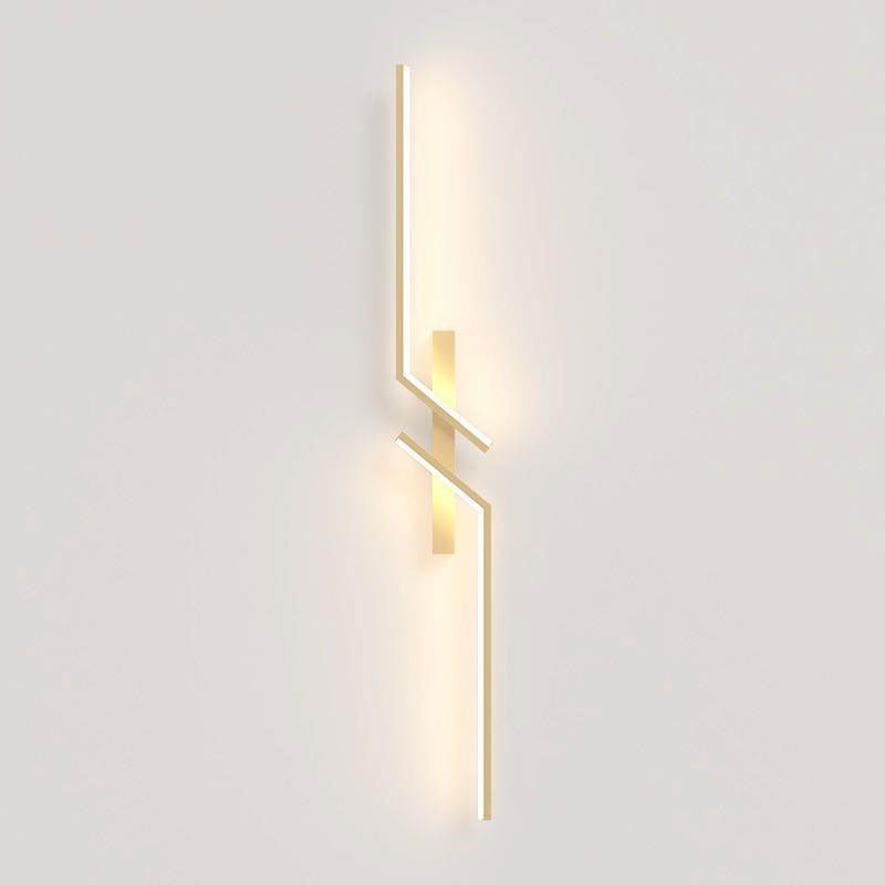 Creatieve LED Wandlamp met Stripontwerp | Modern Design en Dimbaar Licht in 3 Kleuren