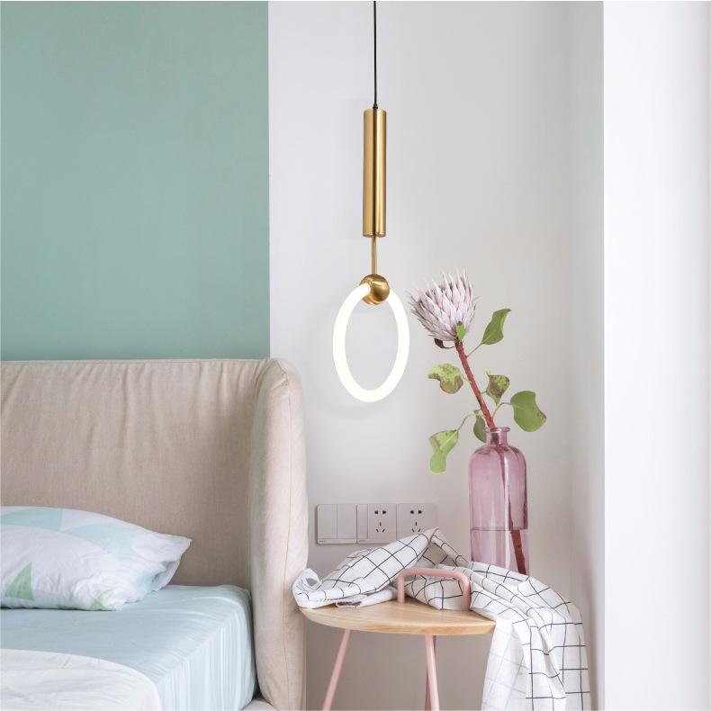 Moderne Ringvormige LED Hanglamp - Minimalistische Plafondverlichting voor Woonkamer en Slaapkamer