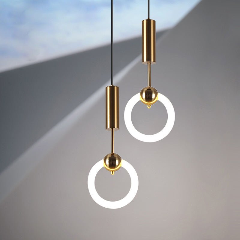 Moderne Ringvormige LED Hanglamp - Minimalistische Plafondverlichting voor Woonkamer en Slaapkamer