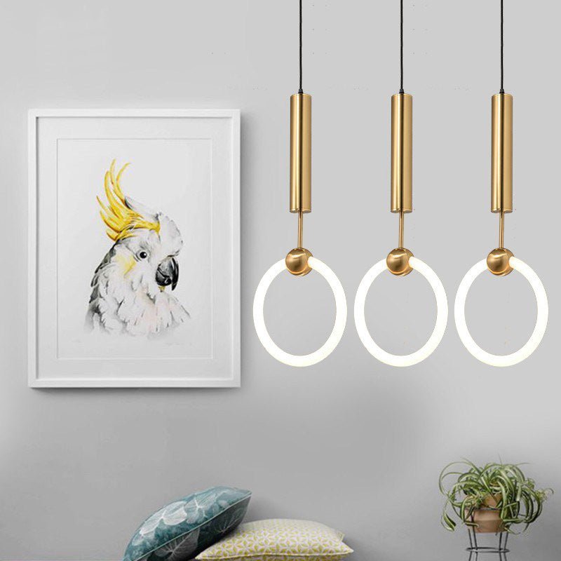 Moderne Ringvormige LED Hanglamp - Minimalistische Plafondverlichting voor Woonkamer en Slaapkamer