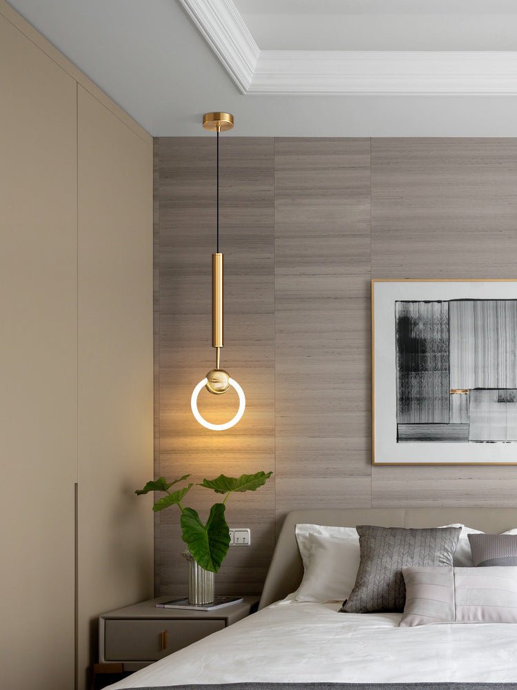 Moderne Ringvormige LED Hanglamp - Minimalistische Plafondverlichting voor Woonkamer en Slaapkamer