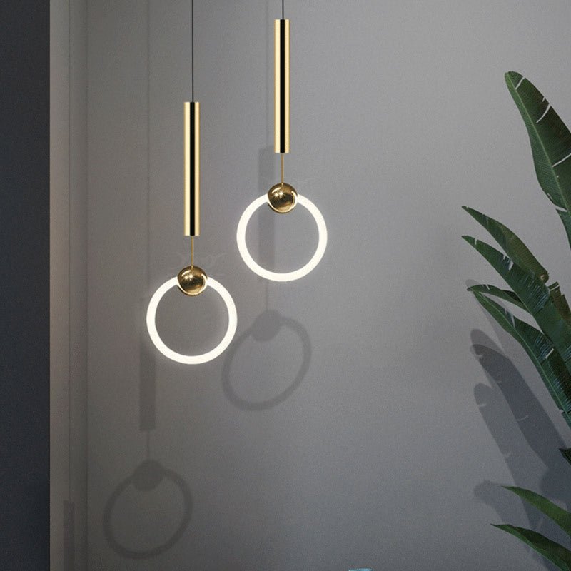 Moderne Ringvormige LED Hanglamp - Minimalistische Plafondverlichting voor Woonkamer en Slaapkamer