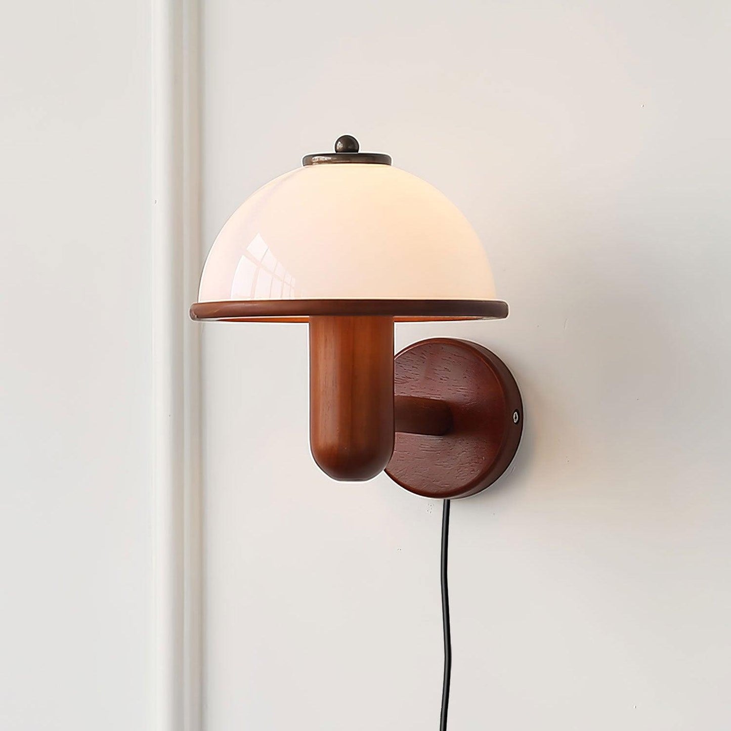 Retro Houten Wandlamp - Sfeervolle Vintage Lamp Voor Woonkamer en Slaapkamer