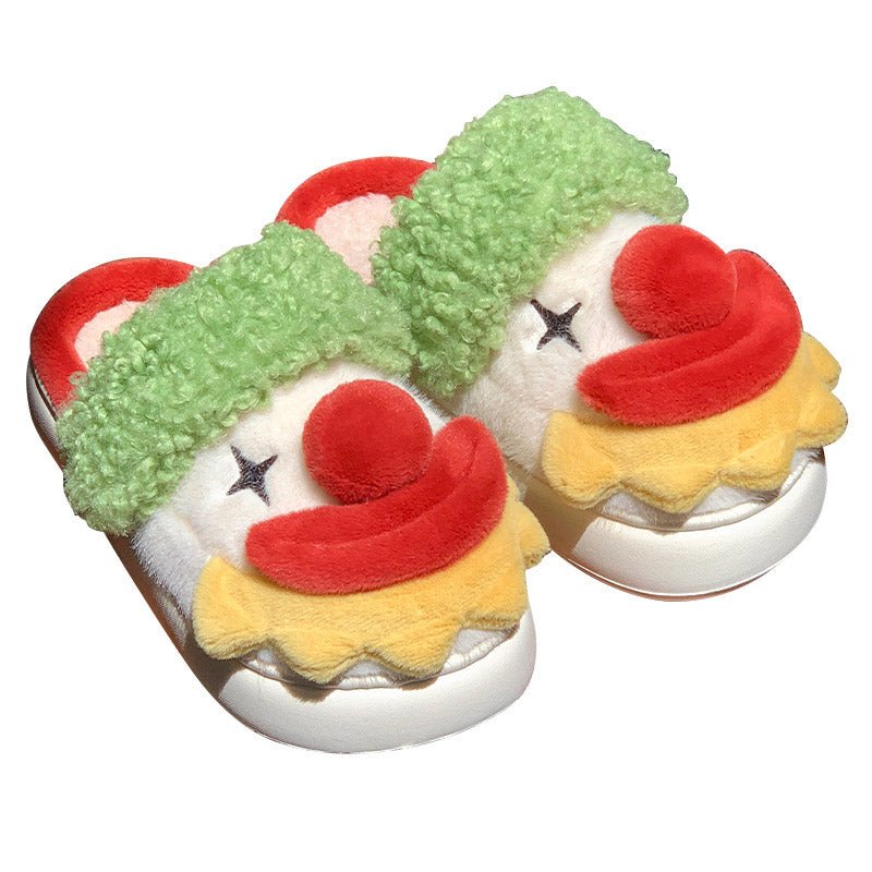 Kerstman Pantoffels - Warme, Pluchen Slippers voor de Feestdagen