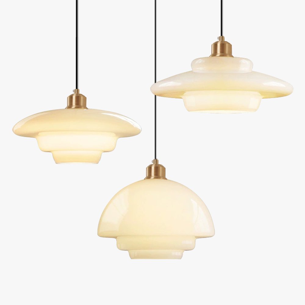 Nebulaa Glazen Hanglamp - Minimalistische Scandinavische Verlichting voor Eetkamer en Keuken