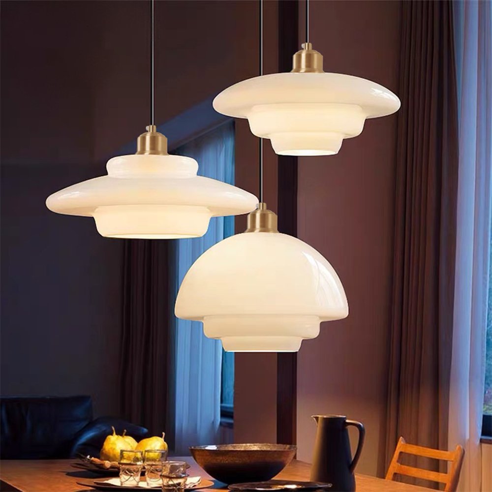 Nebulaa Glazen Hanglamp - Minimalistische Scandinavische Verlichting voor Eetkamer en Keuken