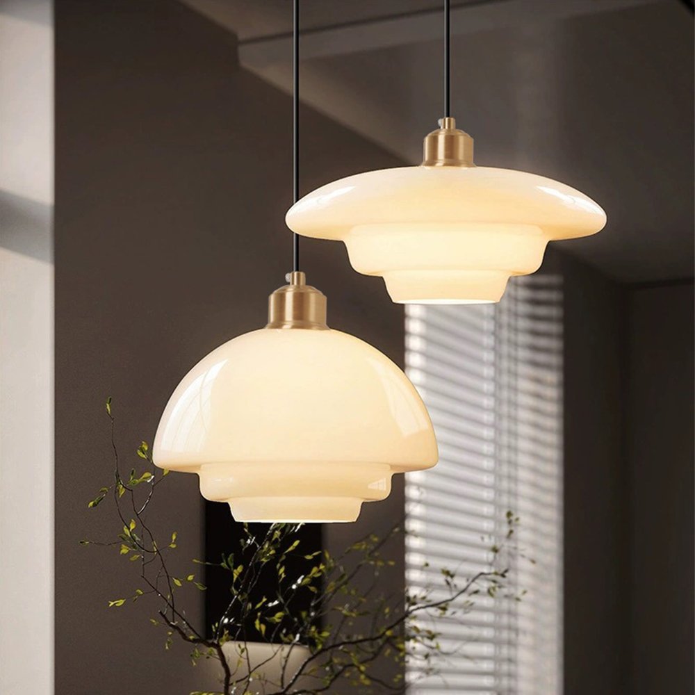 Nebulaa Glazen Hanglamp - Minimalistische Scandinavische Verlichting voor Eetkamer en Keuken