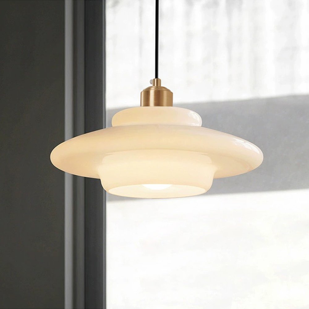 Nebulaa Glazen Hanglamp - Minimalistische Scandinavische Verlichting voor Eetkamer en Keuken