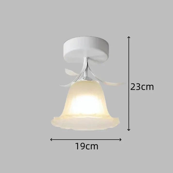 TiffaBloom™ Tiffany Plafondlamp - Vintage Bloemen Design met Glas-in-lood