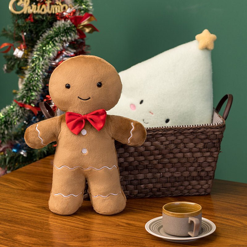 GingerHug - Pluche Gingerbread Pop Kerstdecoratie