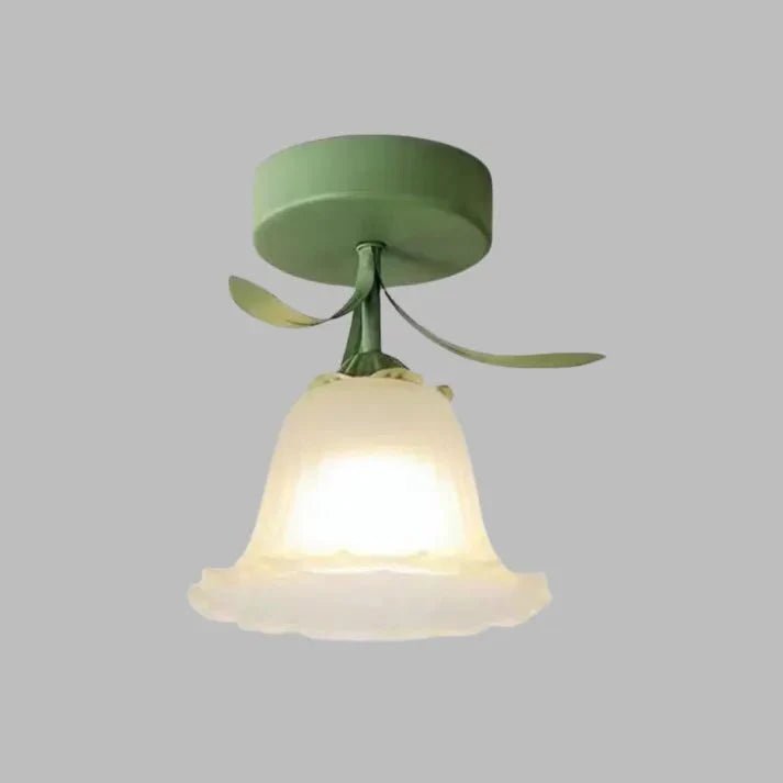 TiffaBloom™ Tiffany Plafondlamp - Vintage Bloemen Design met Glas-in-lood