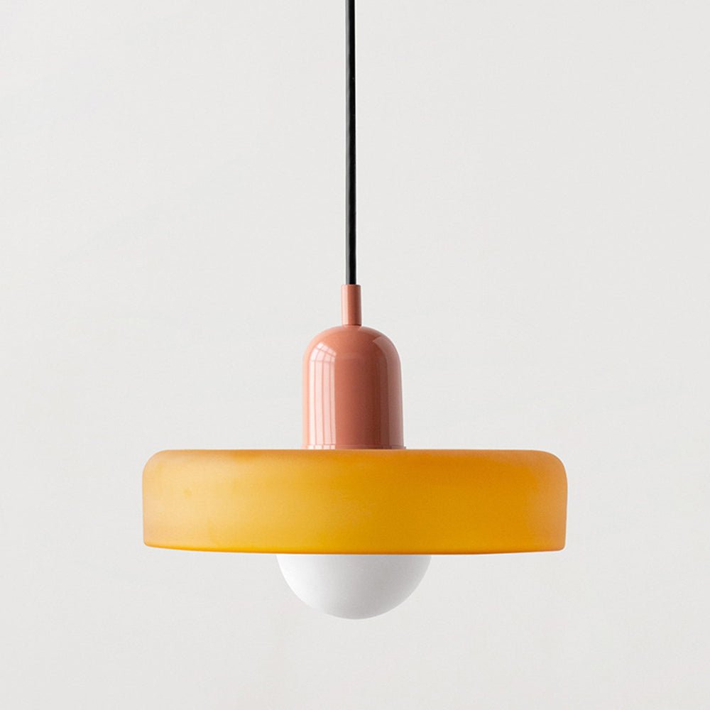 Bauhuis Glazen Hanglamp – Modern en Kleurrijk Design voor Woonkamer of Eetkamer