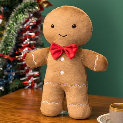 GingerHug - Pluche Gingerbread Pop Kerstdecoratie