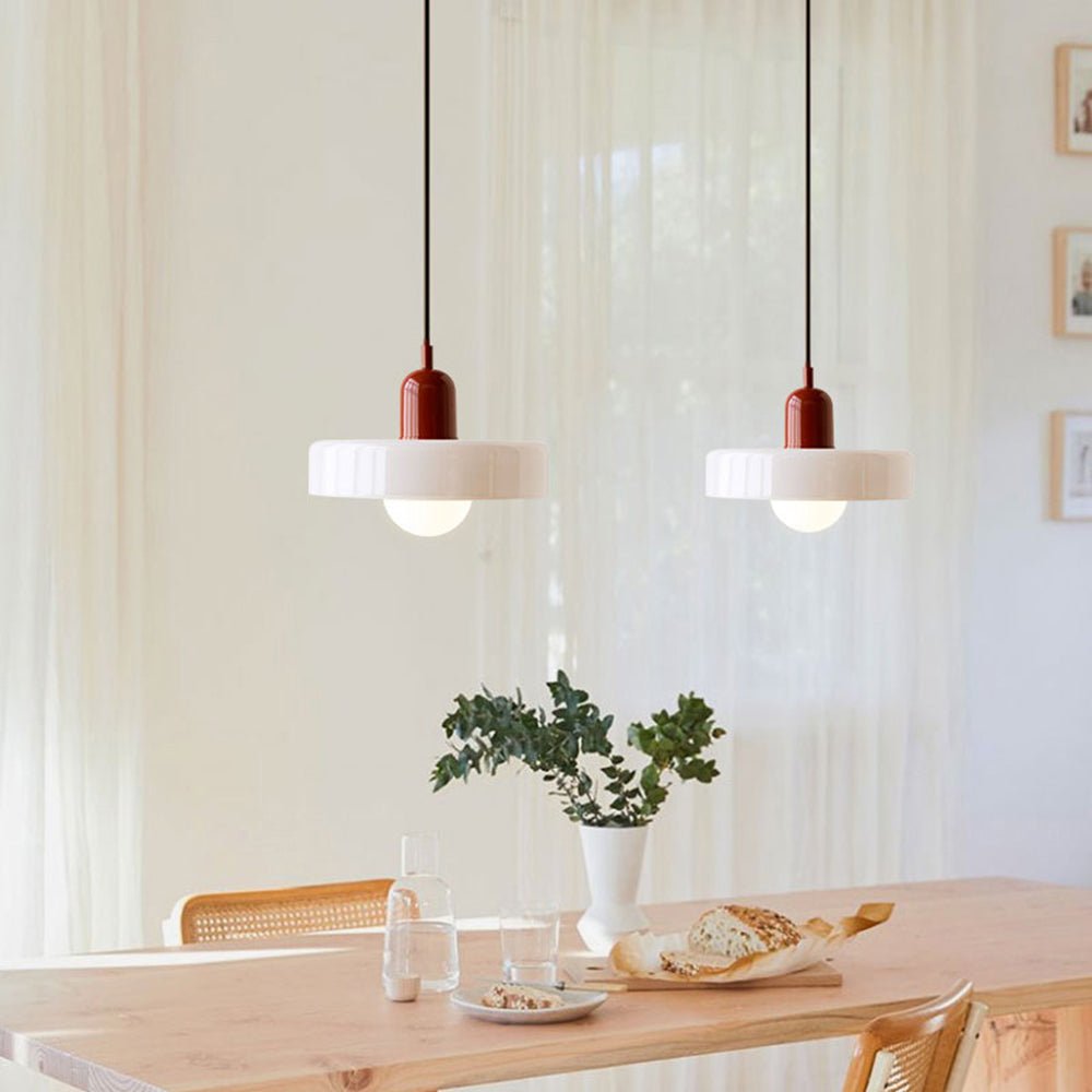 Bauhuis Glazen Hanglamp – Modern en Kleurrijk Design voor Woonkamer of Eetkamer