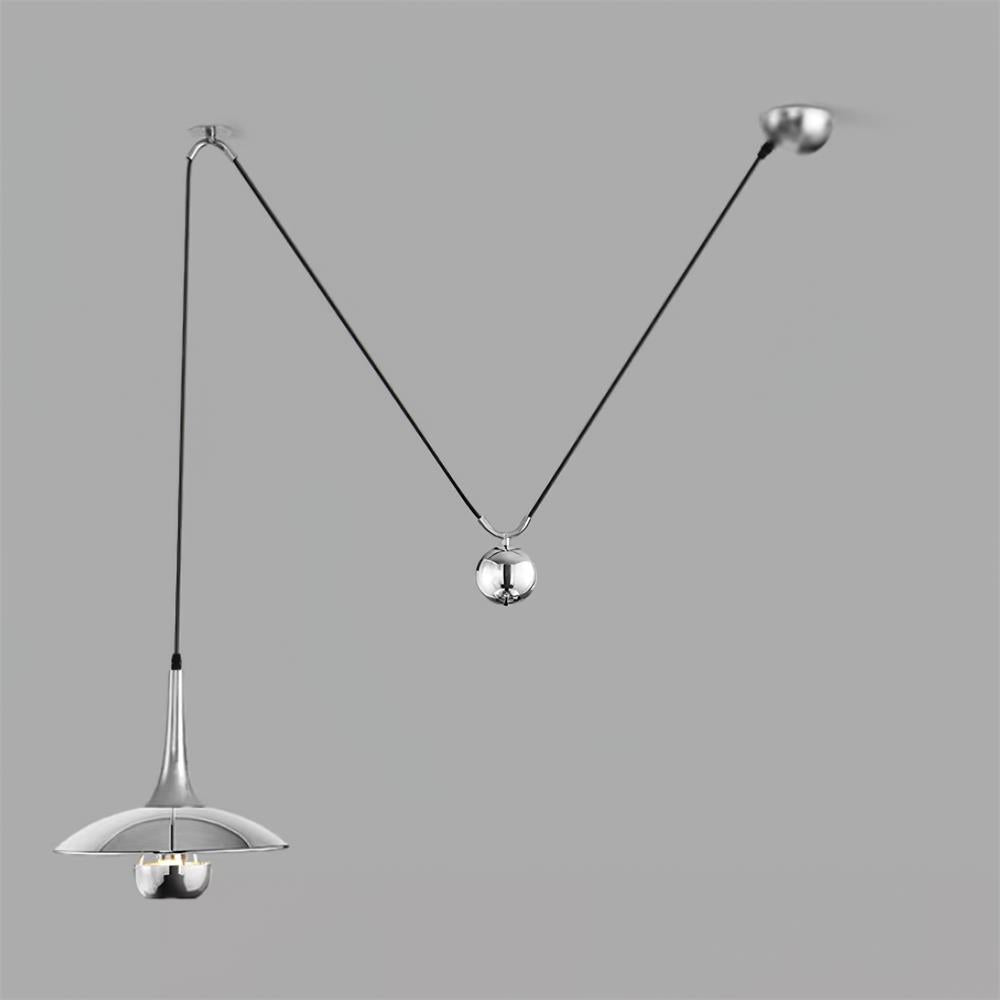 Unieke Hanglamp Met Goudkleurige Accenten - Moderne Verstelbare Plafondlamp