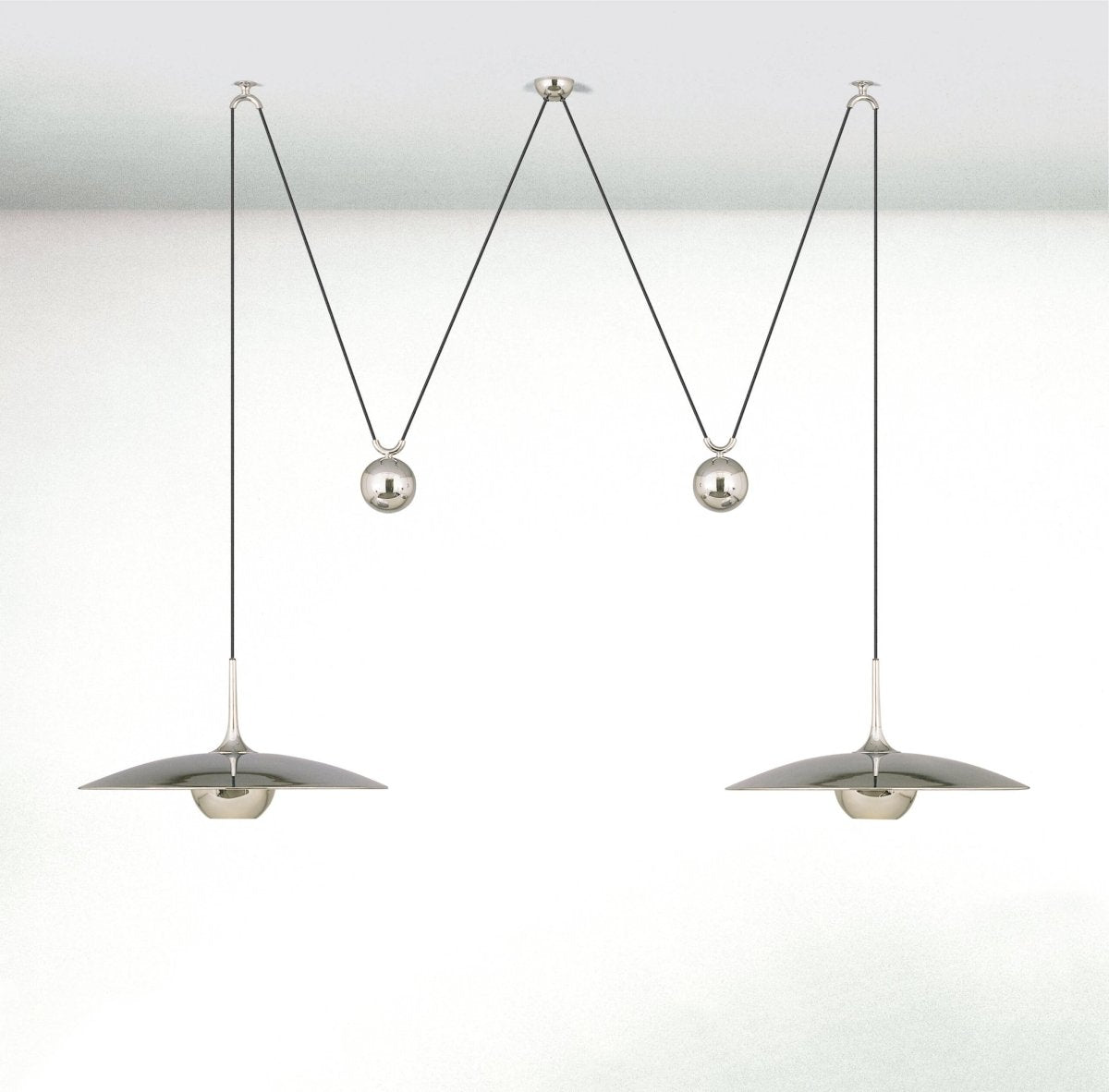 Unieke Hanglamp Met Goudkleurige Accenten - Moderne Verstelbare Plafondlamp