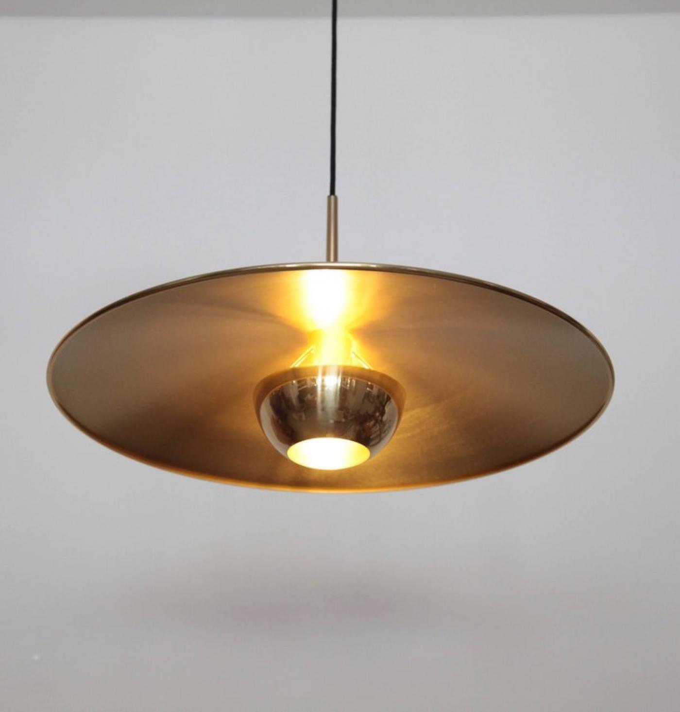 Unieke Hanglamp Met Goudkleurige Accenten - Moderne Verstelbare Plafondlamp