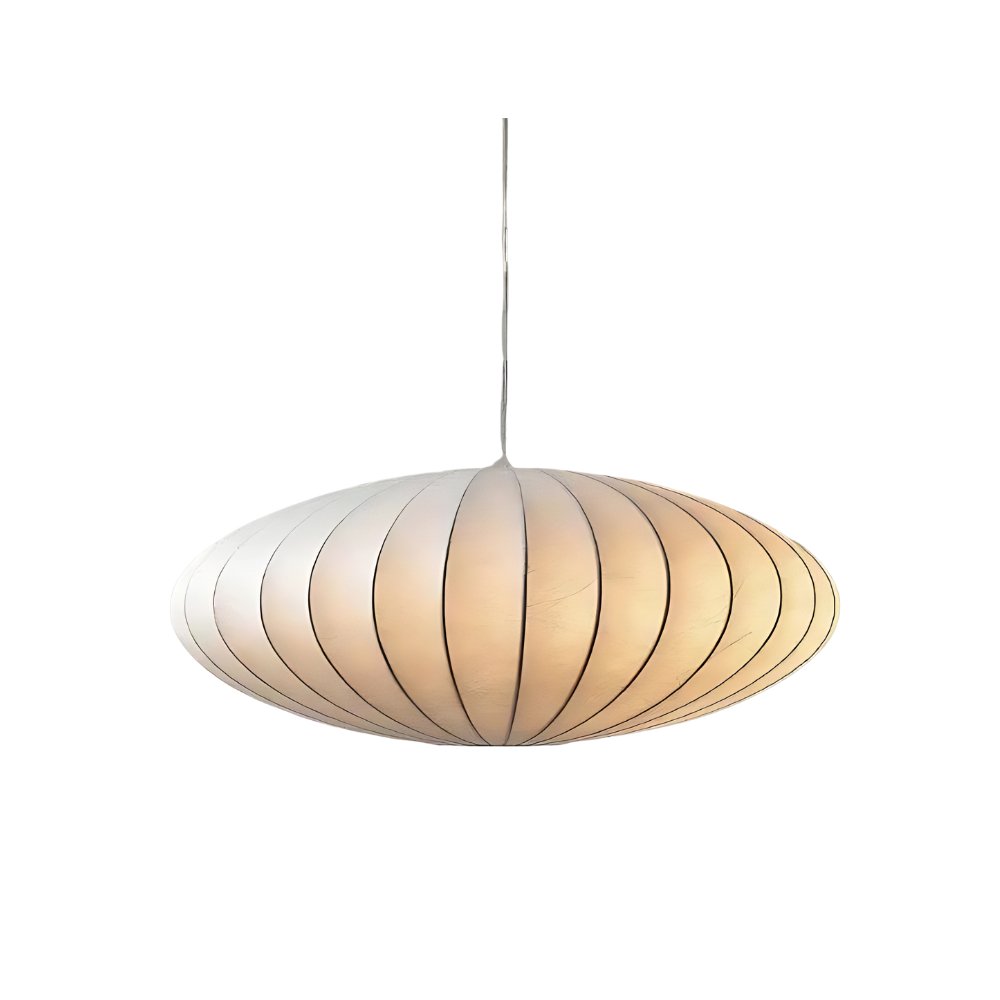 SilkLuxe™ Zijde Hanglamp | Japandi Stijl voor Moderne en Traditionele Interieurs