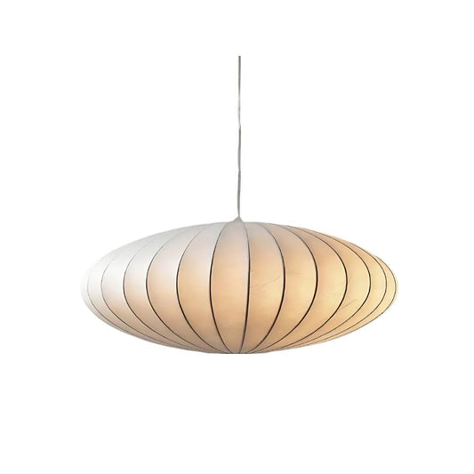 SilkLuxe™ Zijde Hanglamp | Japandi Stijl voor Moderne en Traditionele Interieurs