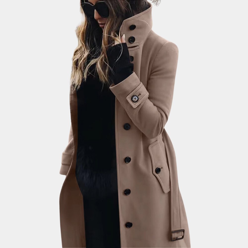 Clara™ Lange Trenchcoat voor Dames