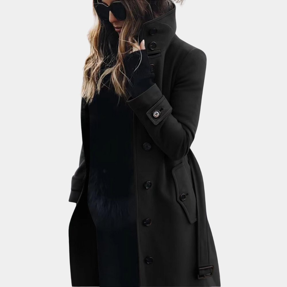 Clara™ Lange Trenchcoat voor Dames