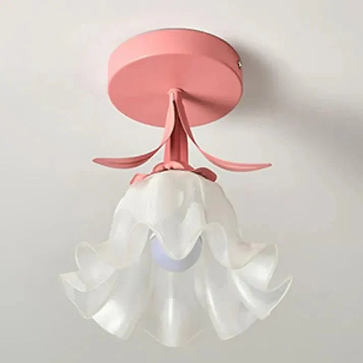 TiffaBloom™ Tiffany Plafondlamp - Vintage Bloemen Design met Glas-in-lood