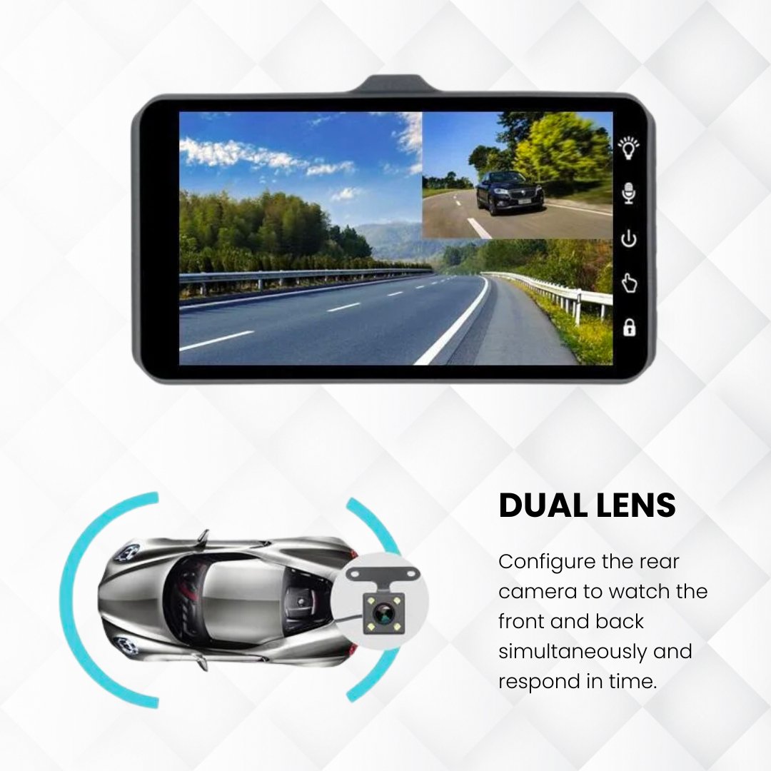 ClearDrive™ Full HD Dashcam – GPS, G-Sensor & 170° Groothoeklens