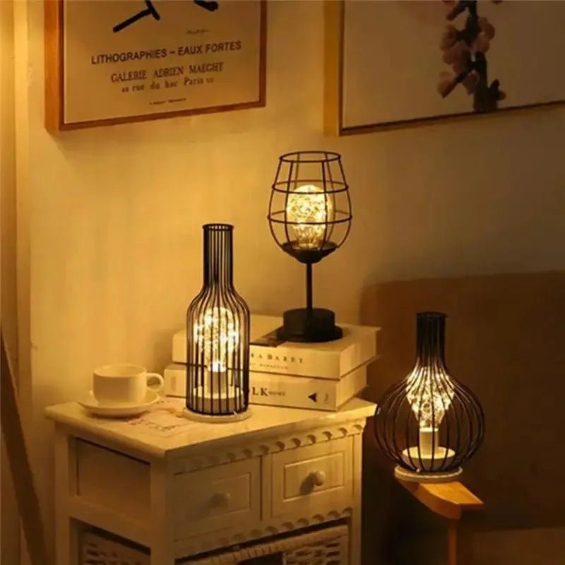 Retro LED Tafellamp - Vintage Stijl Schrijf- en Leeslamp met DC-Aansluiting