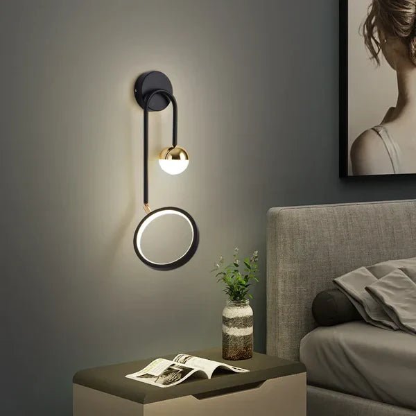 Moderne Gouden Wandlamp voor Slaapkamer