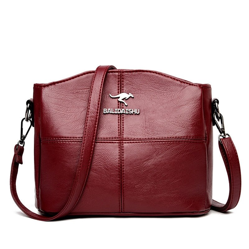 Sorella™ Leren Schoudertas voor Dames – Stijlvolle en Praktische Crossbody Bag