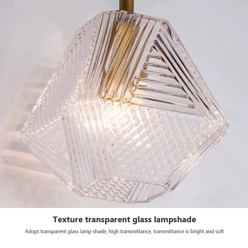 Vintage Glas Wandlamp - LED Wandlamp voor Slaapkamer en Badkamer