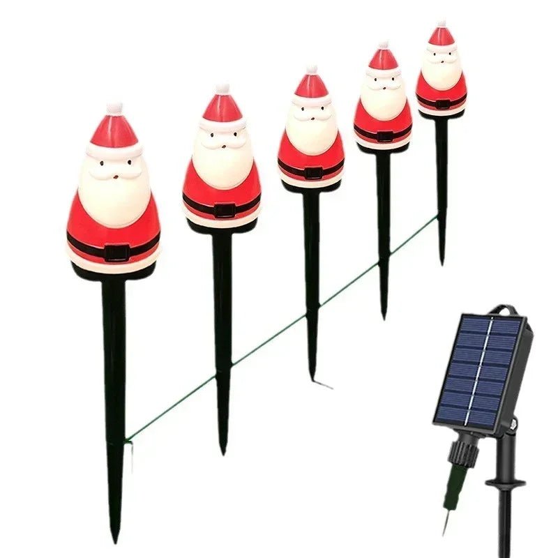 WinterGlow™ Solar Kerstverlichting – Waterdichte Tuinlampen voor een Feestelijke Buitenruimte