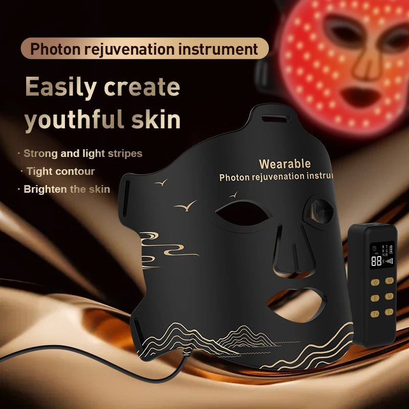 RadiantSkin™ Infrarood Lichttherapie Masker – Rimpelvermindering & Huidverjonging