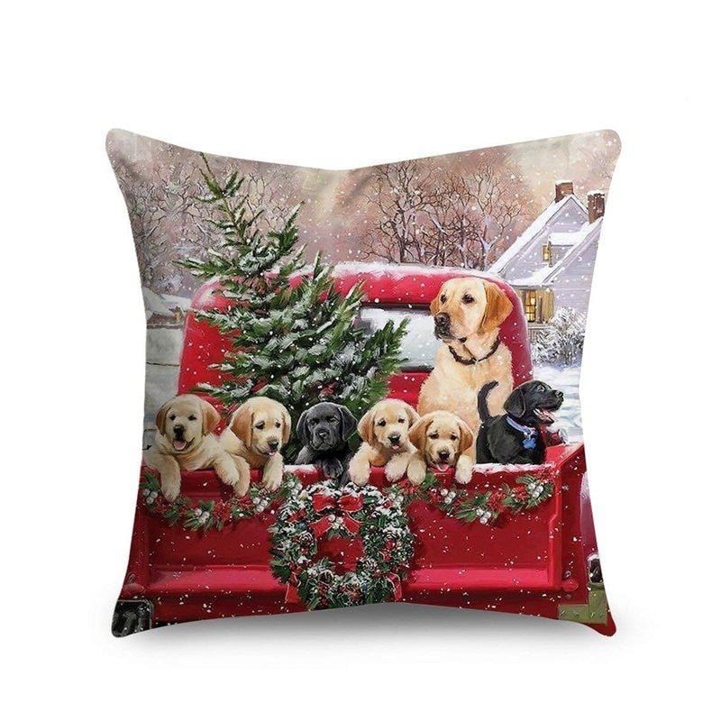 Kerst Kussenhoes – Sfeervolle 45x45 cm Kussenhoezen voor Kerstdecoratie