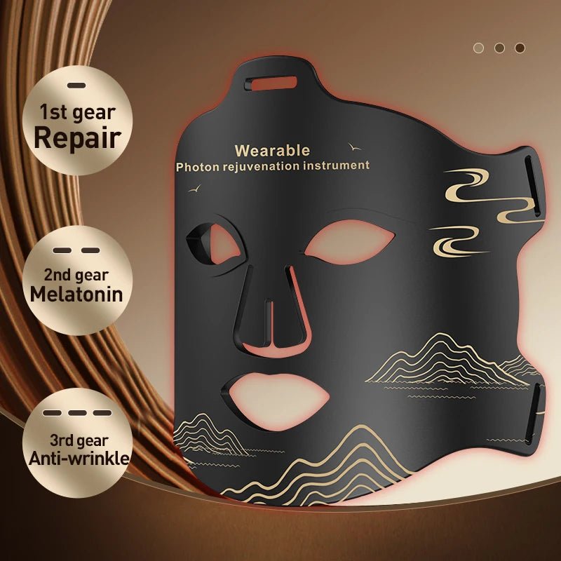 RadiantSkin™ Infrarood Lichttherapie Masker – Rimpelvermindering & Huidverjonging