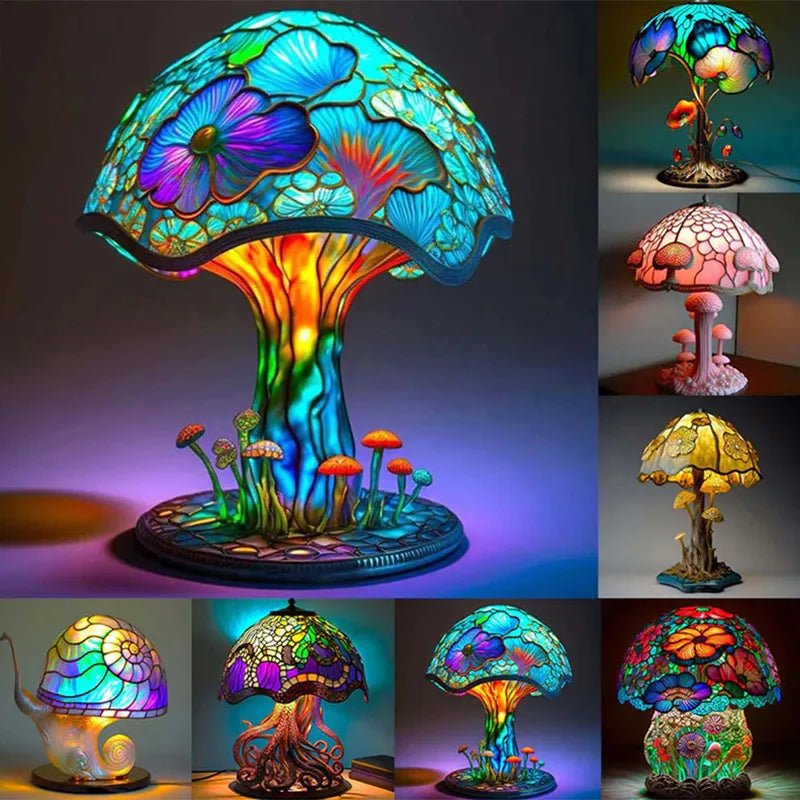 ShroomLight™ Kleurrijke Tafellamp | Unieke Paddenstoelvormige Verlichting