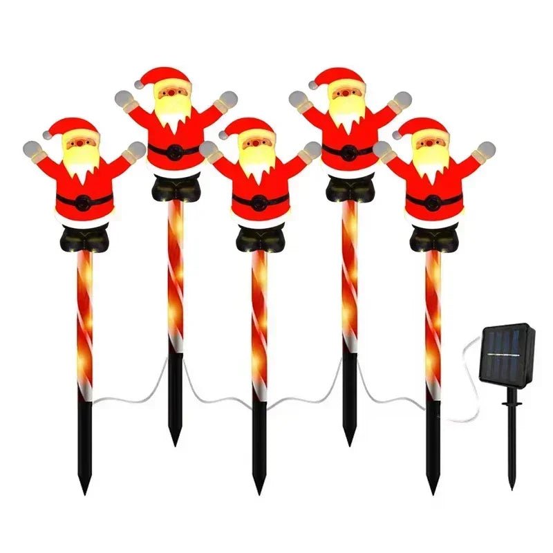 WinterGlow™ Solar Kerstverlichting – Waterdichte Tuinlampen voor een Feestelijke Buitenruimte