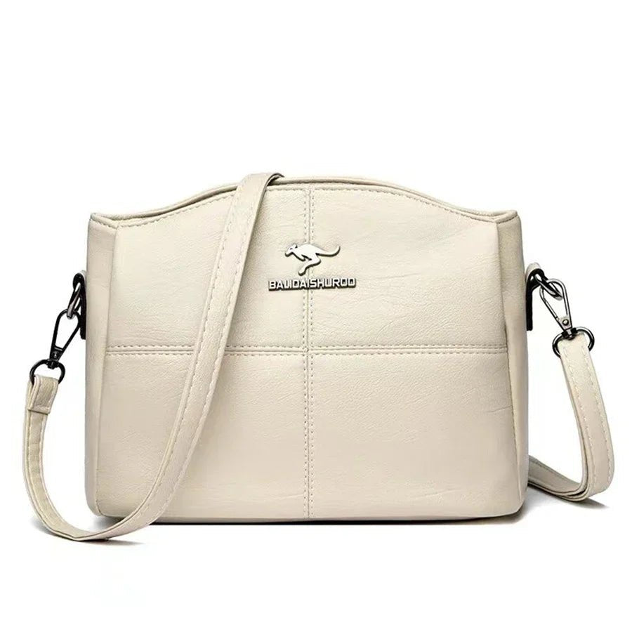 Sorella™ Leren Schoudertas voor Dames – Stijlvolle en Praktische Crossbody Bag